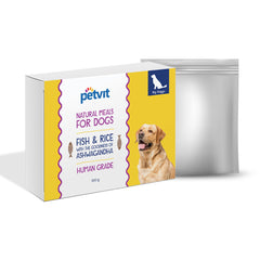 Petvit Dog Wet food for adult and puppy with gravy | Gravy Dog Food for Adult - Puppy - fish flavor | Nutritious Dog Food with gravy and Real Meat - Vegetables - Vitamins | Pack of 1-300g