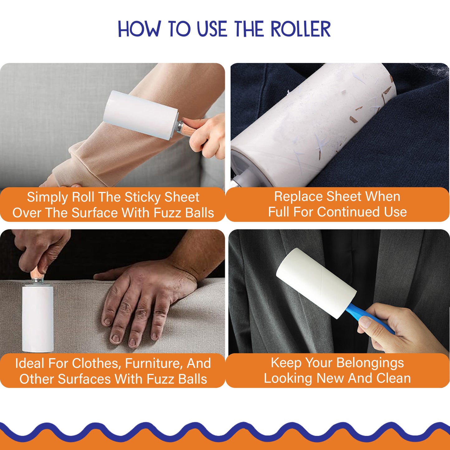 Petvit lint roller - Easy pet fur cleanup from furniture