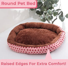 Petvit Dog & Cat Bed - Soft plush top for naps