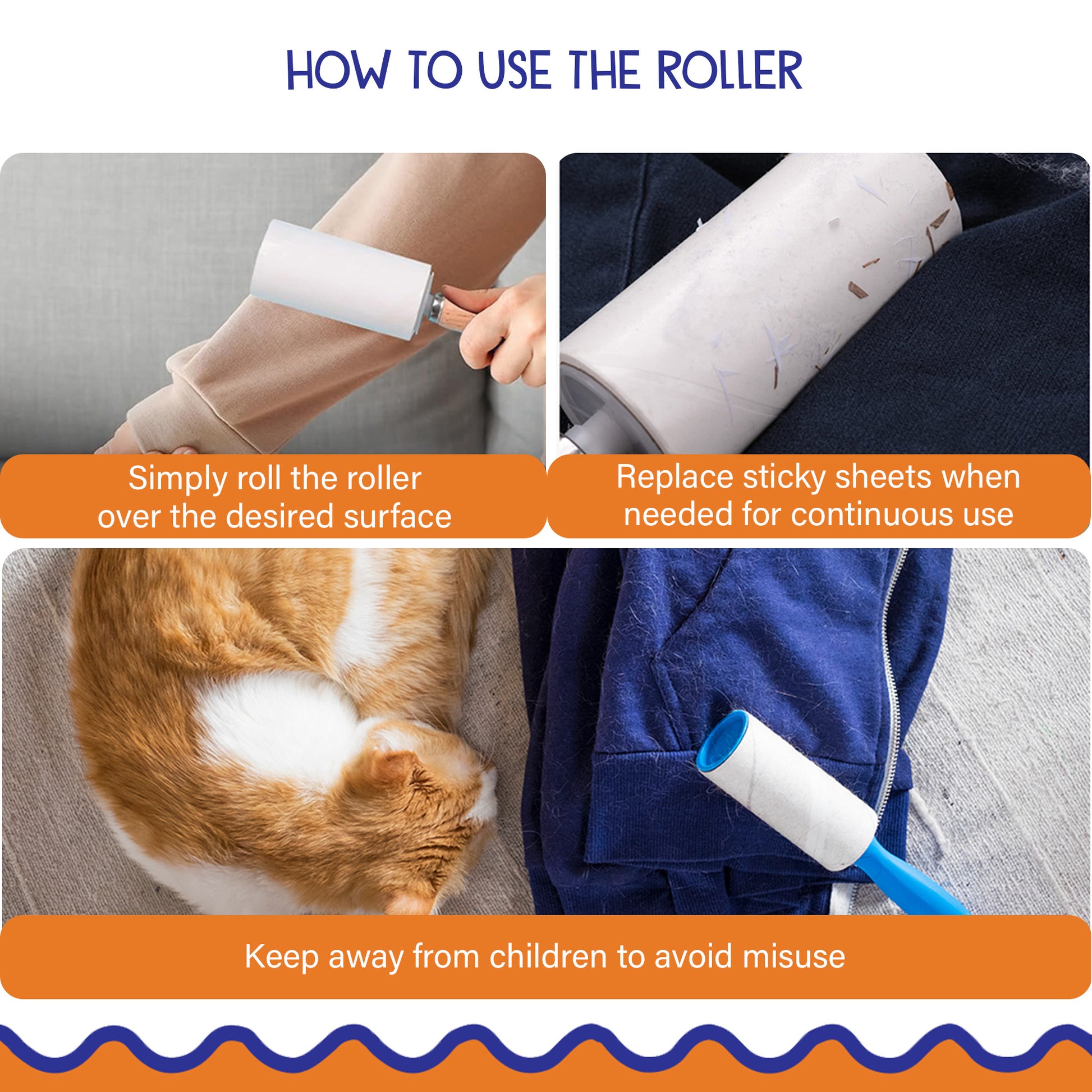 Petvit sticky lint roller - car cleaning accessory