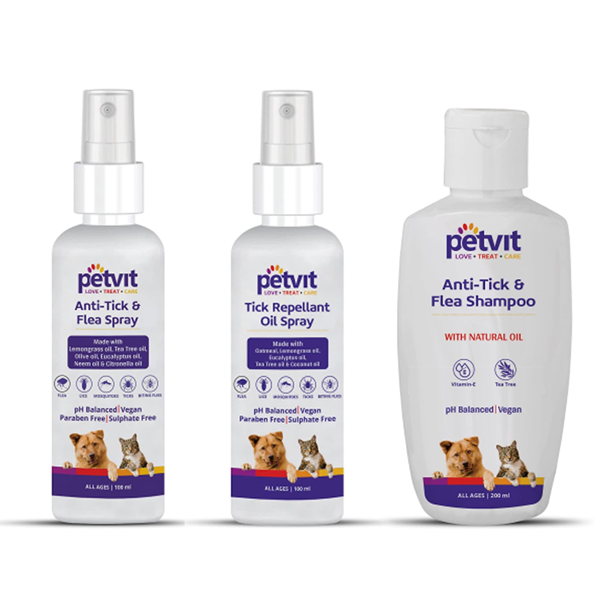 Petvit Anti Tick Shampoo - Gentle cleansing for sensitive skin