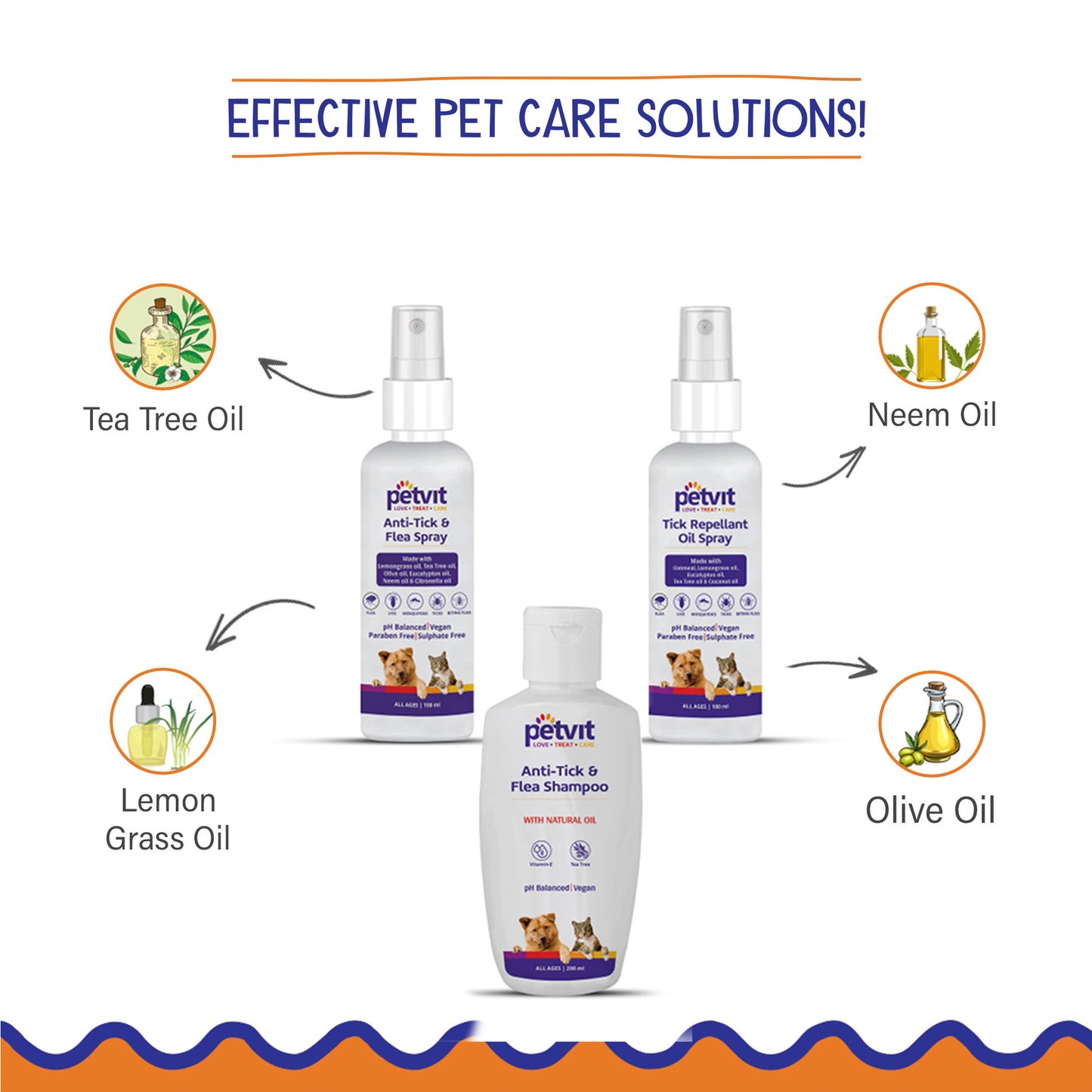 Petvit Anti Tick Shampoo - Ideal for all dog breeds