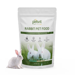 Petvit Rabbit Food with Antioxidants and Prebiotics | Supports Digestive Health and Immunity - 1kg