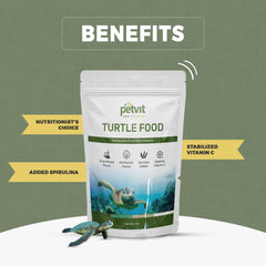 Petvit Turtle Food with Fish Meal | Shrimp Meal | Wheat Flour | Corn Meal | Yeast | Growth and Health | Essential for Immune Cells | Regulating Digestion | Growth and Better Shell Health – 1kg