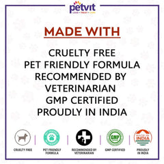 Petvit Peanut Butter for Dogs | Dog Healthy Treat | Dry Roasted Peanuts, Honey & Flaxseed | No Added Salt | Xylitol Free | 200 gm