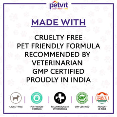 Petvit Pet Wipes for Dogs | Ear Cleaning Dog Wipes | Wet Wipes for Dog Grooming | Aloe Vera | Vitamin E | Relieves Ear Itching | Fresh Scent | Pack of 2 | 100 Count